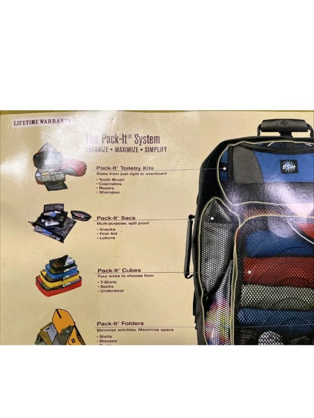 Eagle Creek Pack-It Folder 20 Large Cranberry Travel Organizer NWT